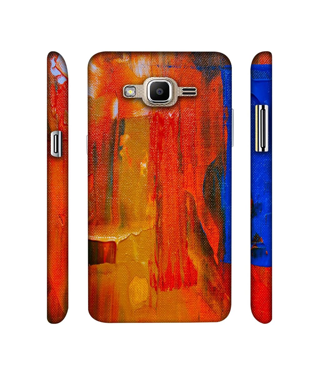 Amazon Brand - Solimo Designer Orange Canvas 3D Printed Hard Back Case Mobile Cover for Samsung Galaxy J2 Prime