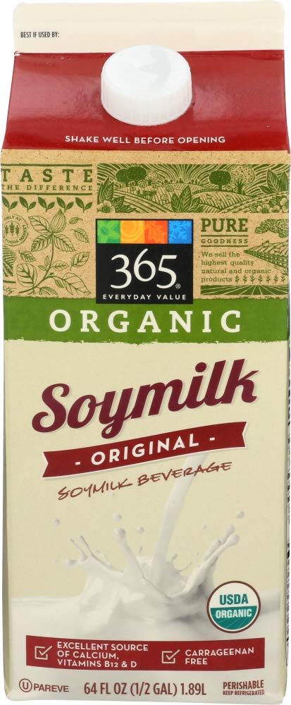 365 Everyday Value, Organic Soymilk Original, 64 fl oz