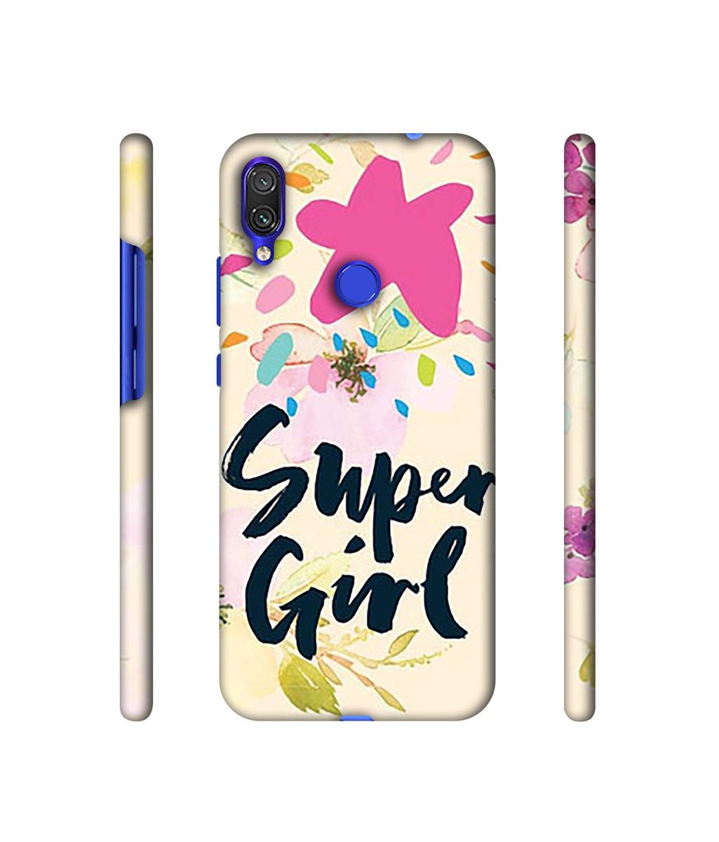 Amazon Brand - Solimo Designer Super Girl 3D Printed Hard Back Case Mobile Cover for Xiaomi Redmi Note 7 Pro