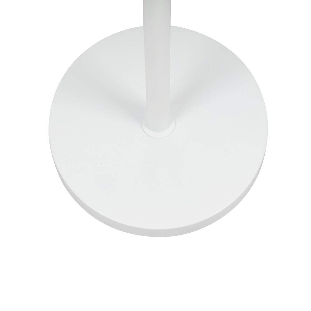 Amazon Brand – Ravenna Home Contemporary Metal Floor Lamp with Acrylic Ball Accents, LED Bulb Included, 60"H, White