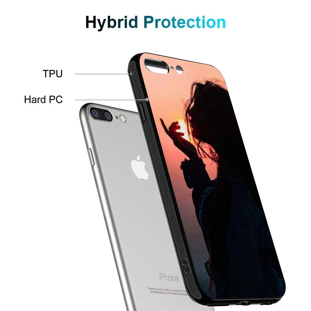 Amazon Brand - Solimo Designer Sun Set Printed Hard Back Case Mobile Cover for Apple iPhone 8 Plus / 7 Plus (D11274)