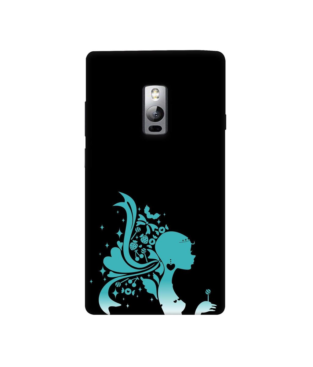 Amazon Brand - Solimo Designer Lady Vector N 3D Printed Hard Back Case Mobile Cover for OnePlus 2