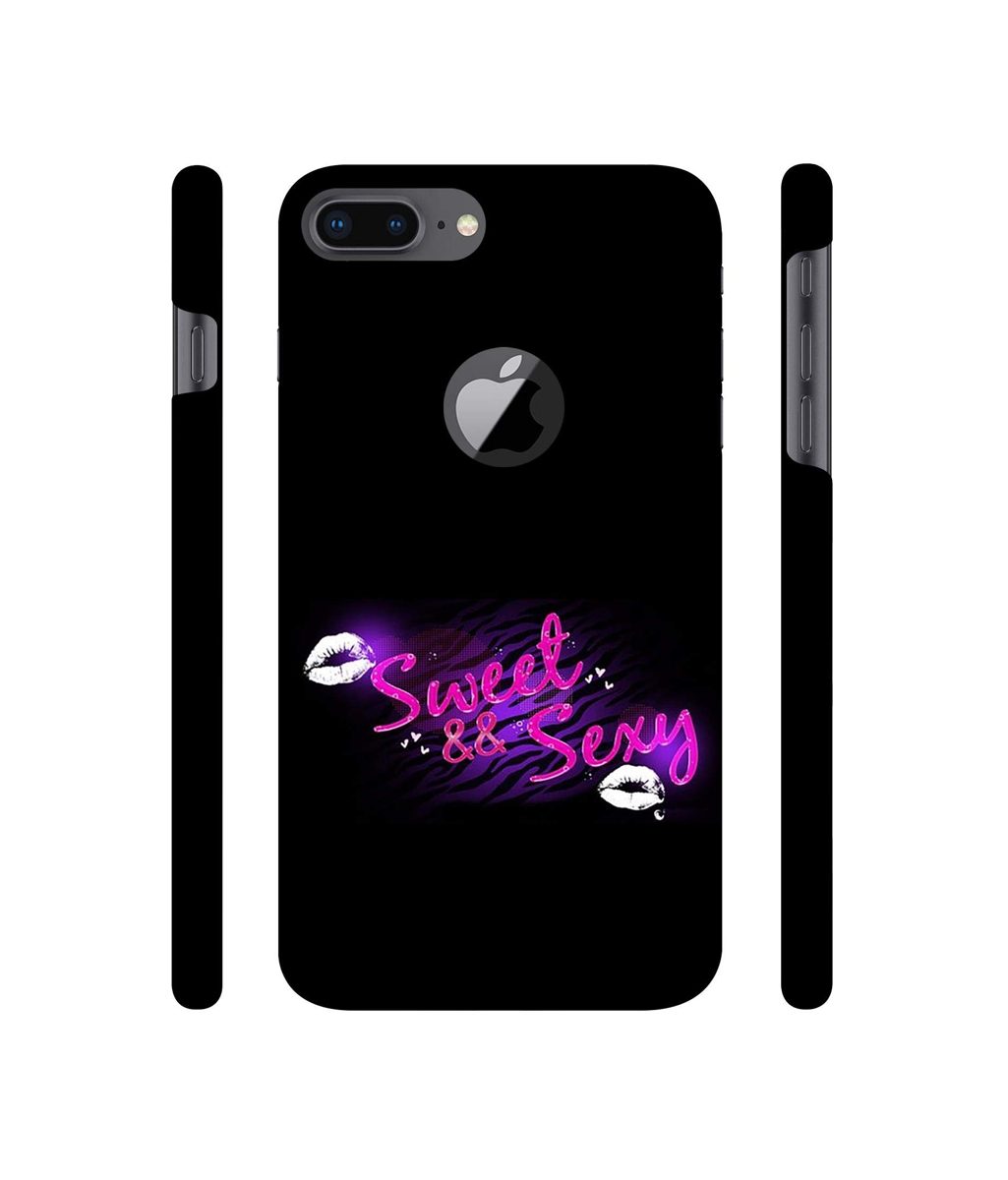 Amazon Brand - Solimo Designer Sweet and Sexy 3D Printed Hard Back Case Mobile Cover for Apple iPhone 8 Plus (with Logo Cut)
