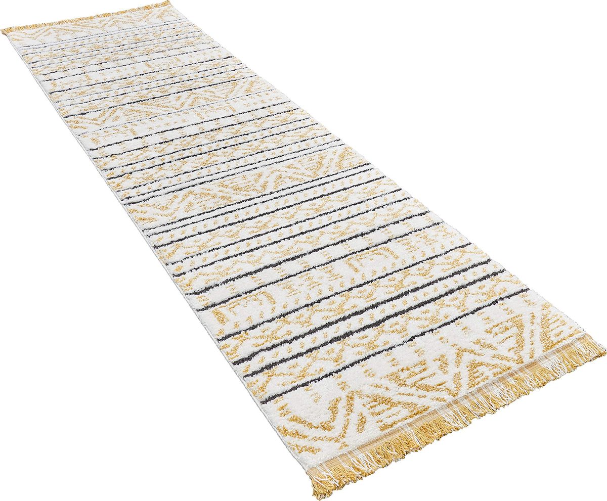 Amazon Brand - Movian Vit, Rectangular area rug, Geometric pattern