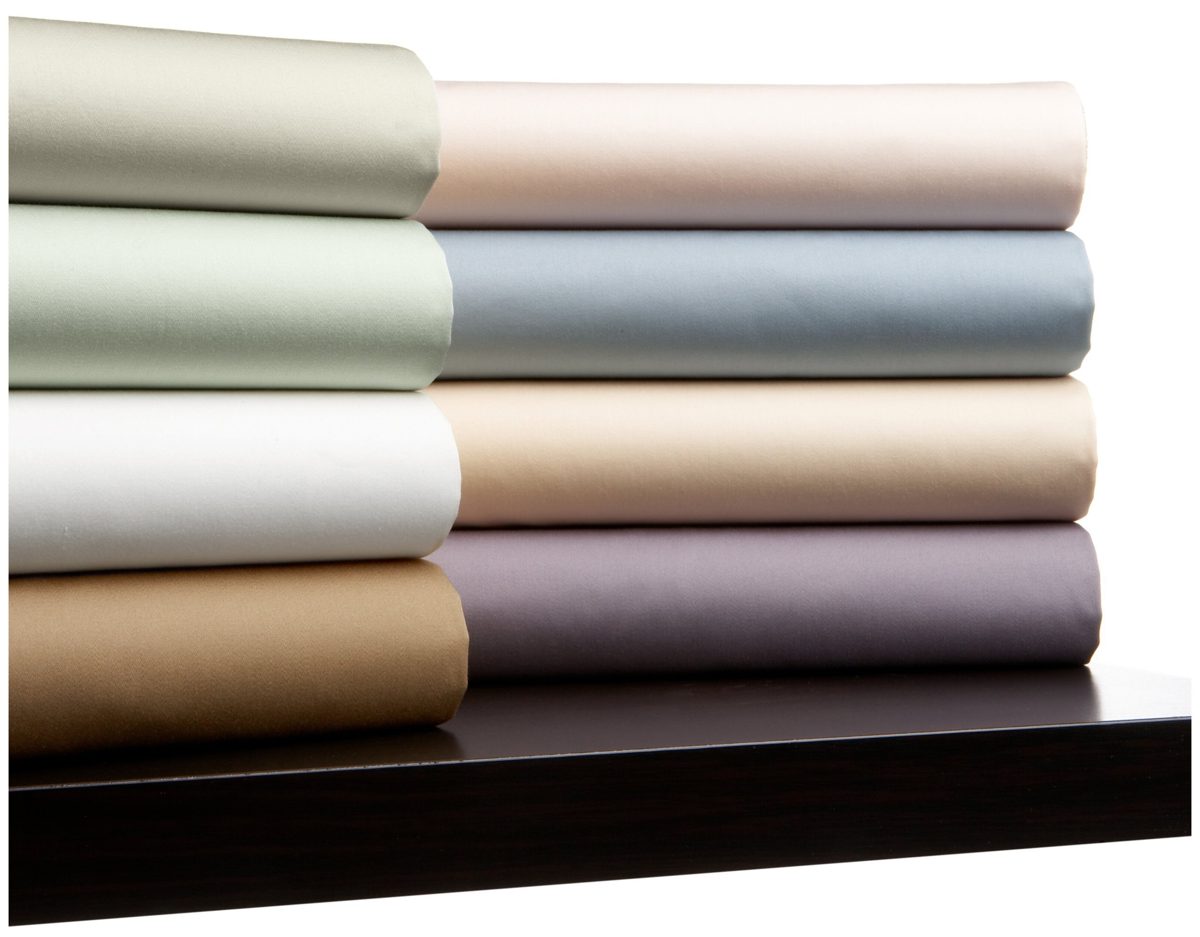 Pinzon Hemstitch 400-Thread-Count Egyptian Cotton Sateen Sheet Set - Queen, Mint