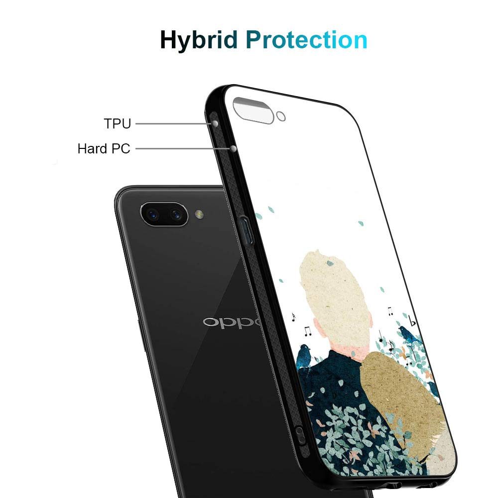Amazon Brand - Solimo Designer Love Bird Printed Hard Back Case Mobile Cover for Oppo A3s (D169)