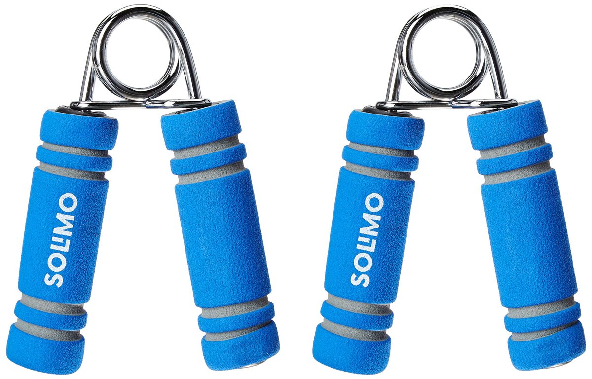 Amazon Brand - Solimo Foam Hand Grip, Blue