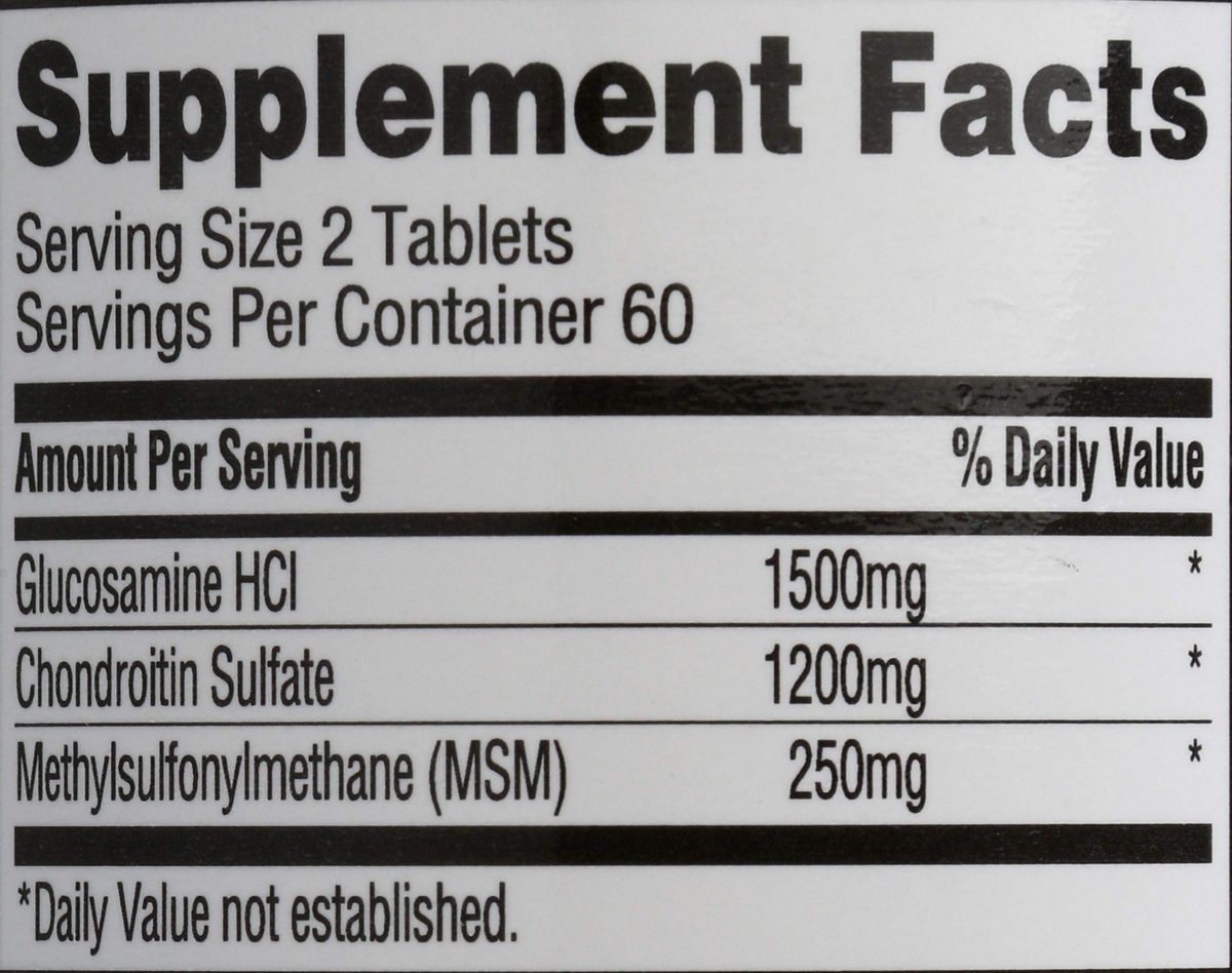 365 Everyday Value, Glucosamine Chondroitin & MSM, 120 ct