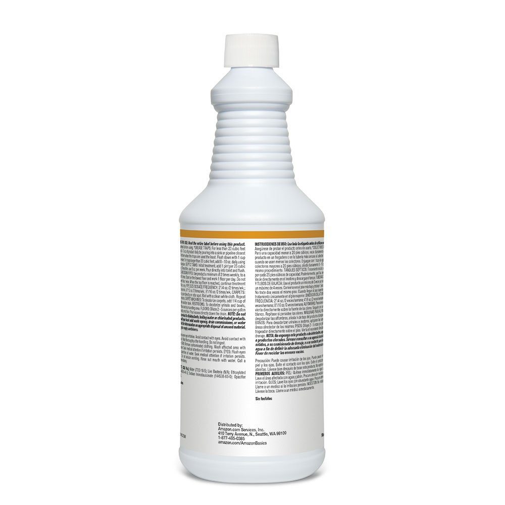 AmazonBasics Multi-Purpose Enzyme Cleaner, Concentrate, 32-Ounces, 12-Pack
