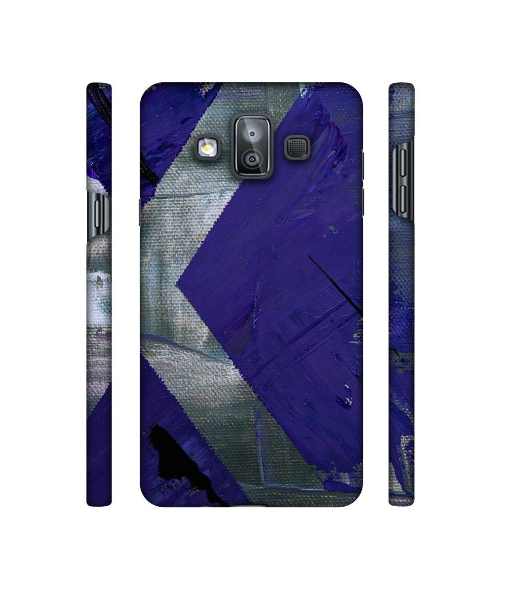 Amazon Brand - Solimo Designer Purple and Gray Texture 3D Printed Hard Back Case Mobile Cover for Samsung Galaxy J7 Duo