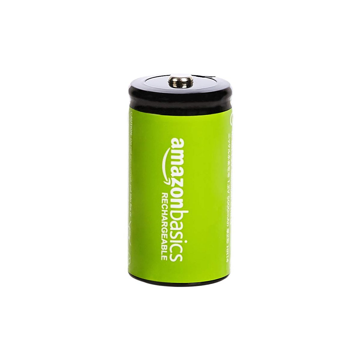 AmazonBasics C Cell Rechargeable Batteries 5000mAh Ni-MH, 4-Pack