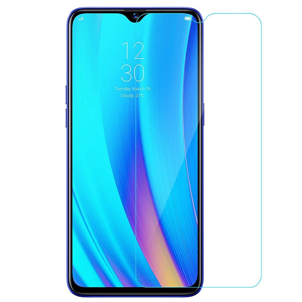 Amazon Brand - Solimo Tempered Glass for Realme 3 Pro with Installation Kit (Clear)