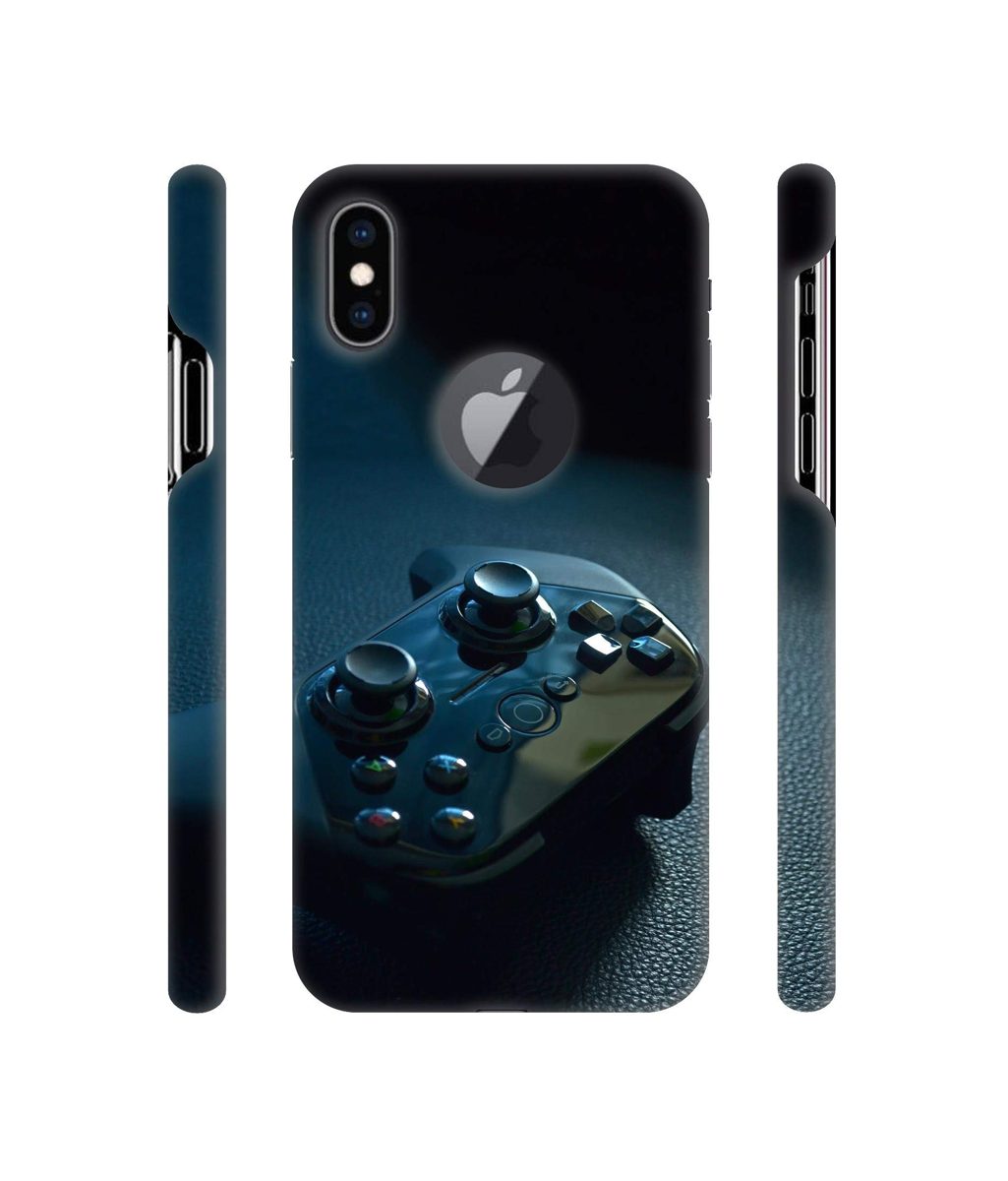 Amazon Brand - Solimo Designer Game Remote 3D Printed Hard Back Case Mobile Cover for Apple iPhone Xs Max (Logo Cut)