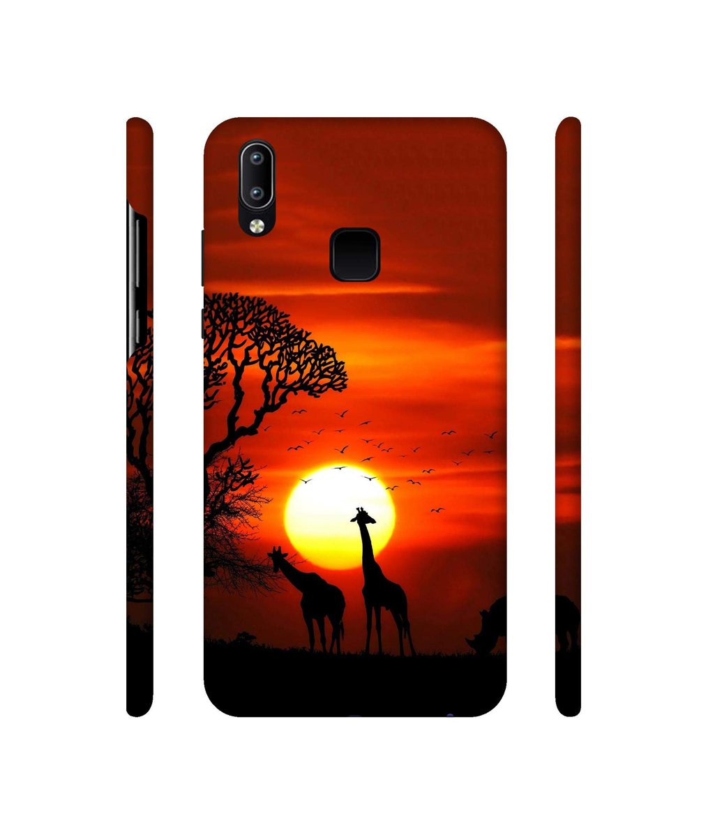 Amazon Brand - Solimo Designer Sunshade 3D Printed Hard Back Case Mobile Cover for Vivo Y95