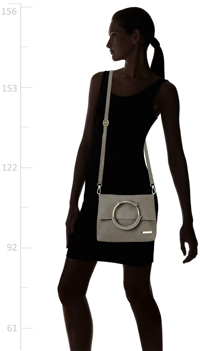 Flavia Women's Handbag (Grey)