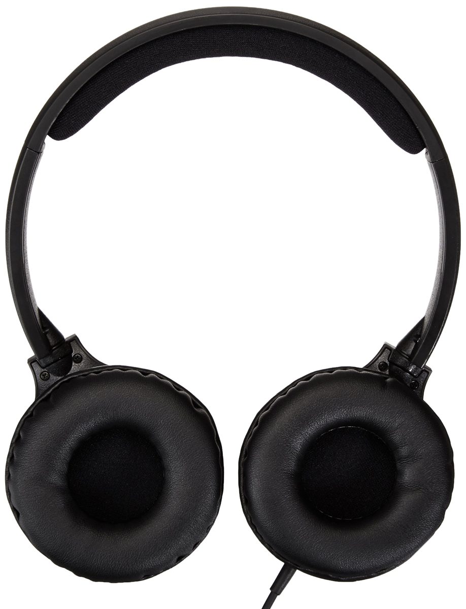 AmazonBasics Lightweight On-Ear Headphones - Black