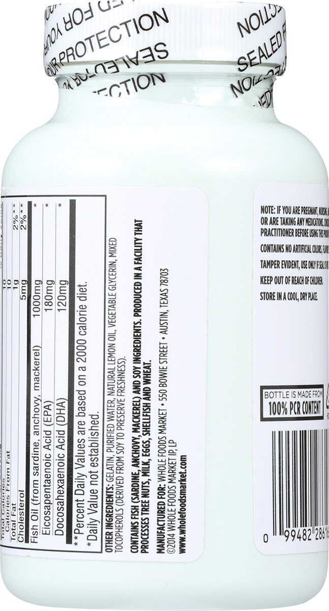 365 Everyday Value, Omega-3, Lemon Flavor, 90 ct