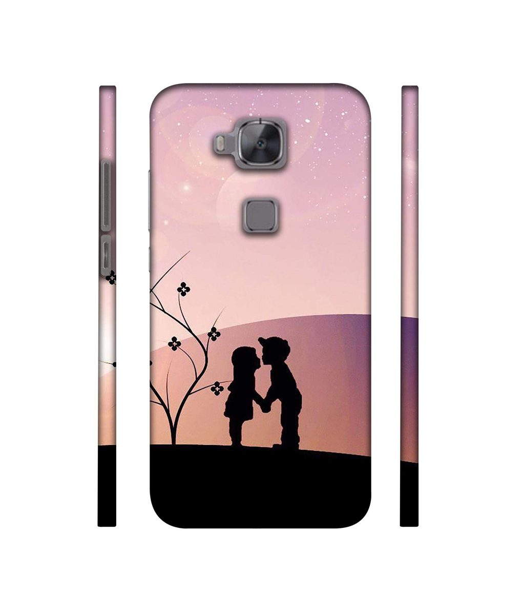 Amazon Brand - Solimo Designer Kiss-ing Couple 3D Printed Hard Back Case Mobile Cover for Huawei G8