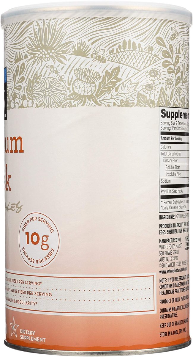 365 Everyday Value, Psyllium Husk Whole Flakes, 12 oz
