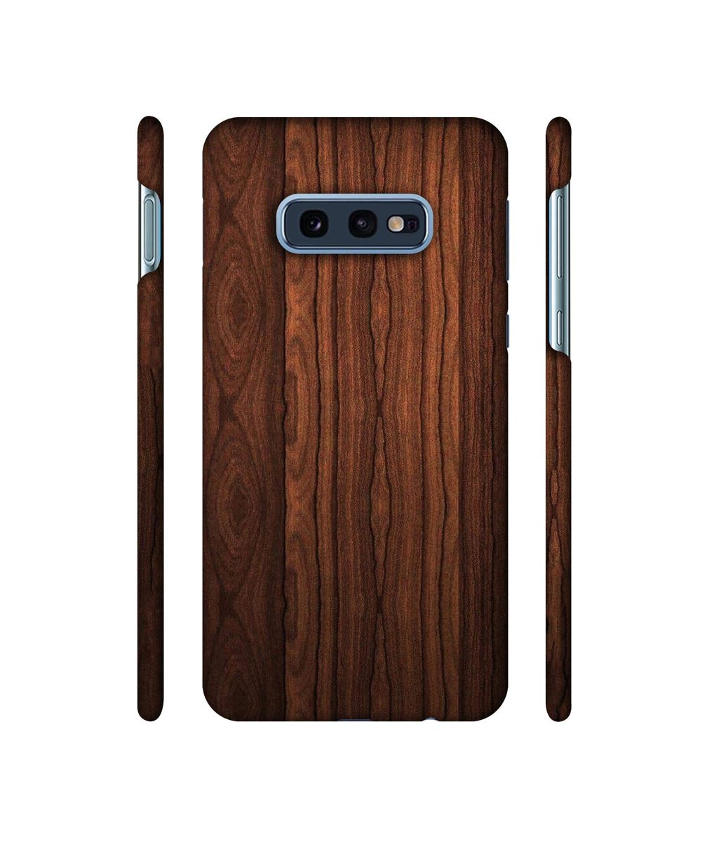 Amazon Brand - Solimo Designer Wooden Texture 3D Printed Hard Back Case Mobile Cover for Samsung Galaxy S10e