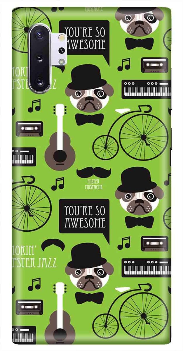 Amazon Brand - Solimo Designer Bicycle Pattern Design 3D Printed Hard Back Case Mobile Cover for Samsung Galaxy Note 10 Plus