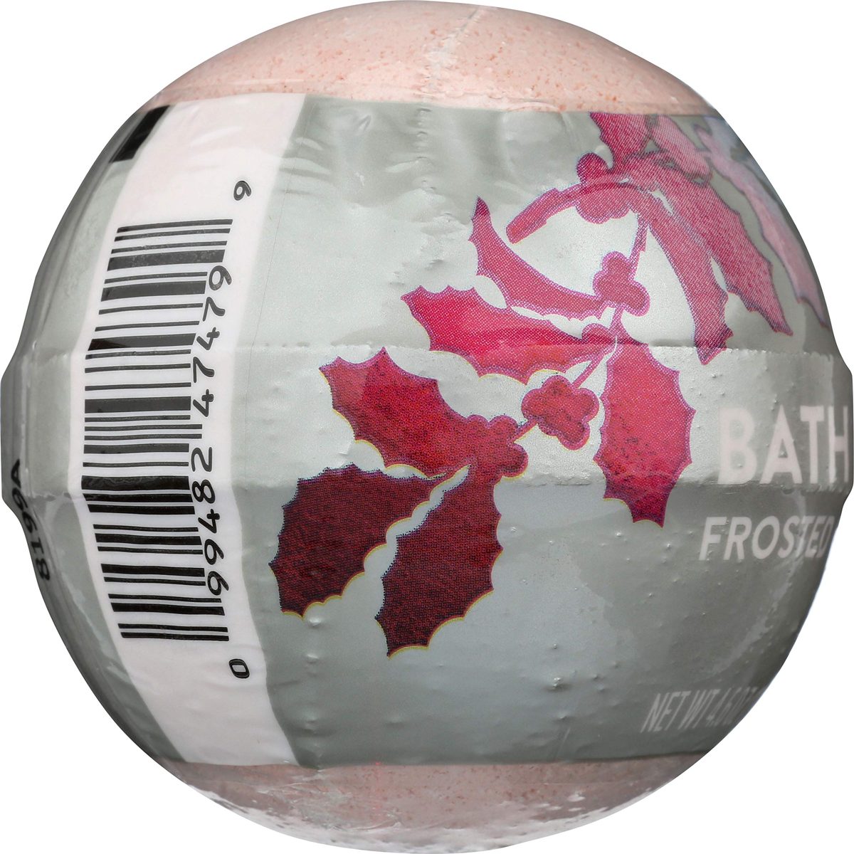Whole Foods Market, Fizzing Bath Bomb, Frosted Winter Berry, 4.6 oz