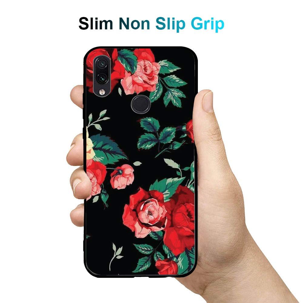 Amazon Brand - Solimo Designer Floral Printed Hard Back Case Mobile Cover for Redmi Note 7 & Redmi Note 7 Pro (D1162)