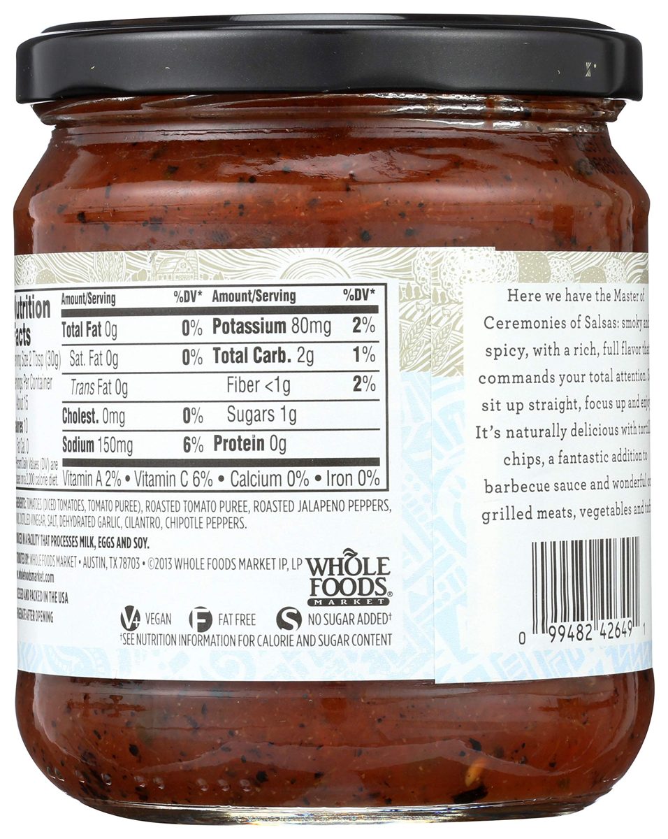 365 Everyday Value, Roasted Chipotle Salsa, 16 oz