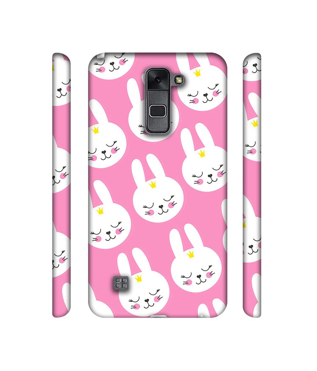 Amazon Brand - Solimo Designer Rabbit Pattern 3D Printed Hard Back Case Mobile Cover for LG Stylus 2