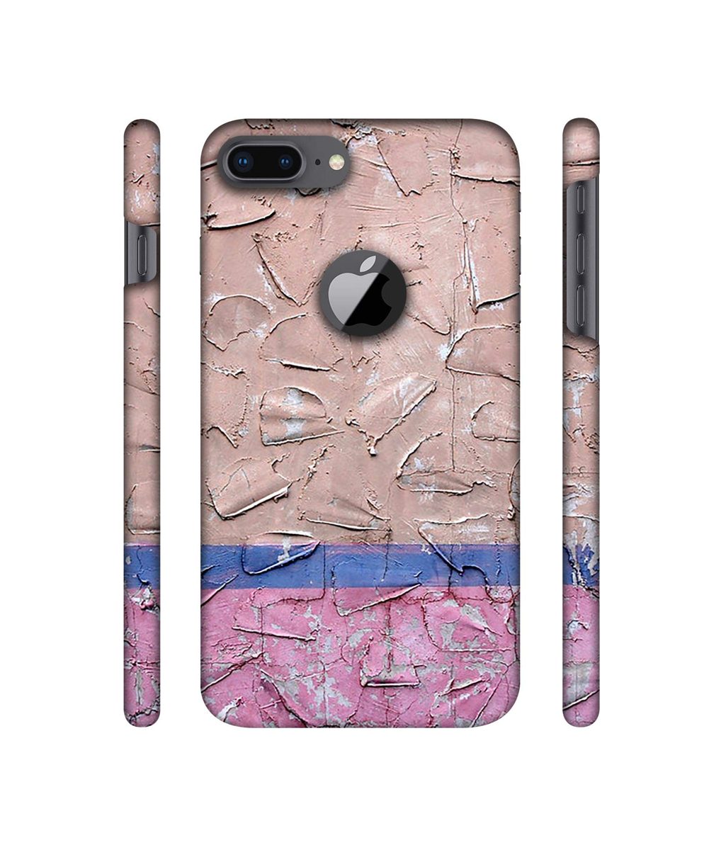 Amazon Brand - Solimo Designer Texture On Wall 3D Printed Hard Back Case Mobile Cover for Apple iPhone 8 Plus (with Logo Cut)