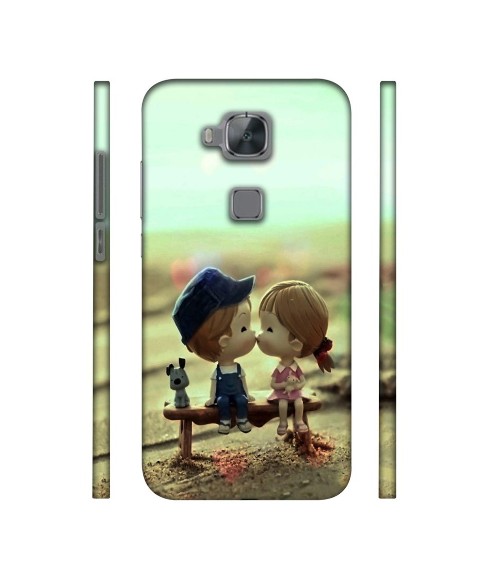 Amazon Brand - Solimo Designer Love Couples Pattern 3D Printed Hard Back Case Mobile Cover for Huawei G8