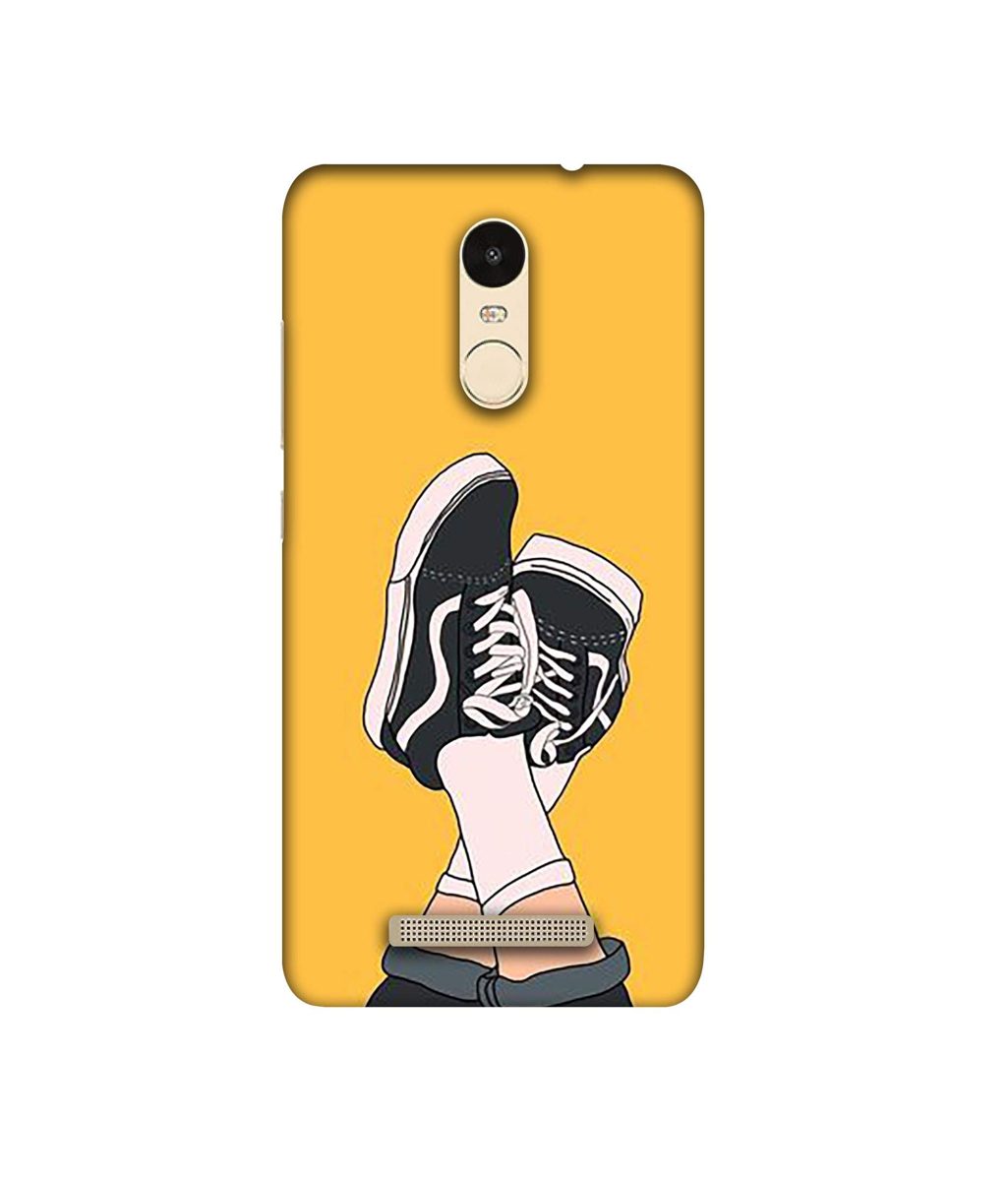 Amazon Brand - Solimo Designer Boy Shoes Pattern 3D Printed Hard Back Case Mobile Cover for Xiaomi Redmi Note 3