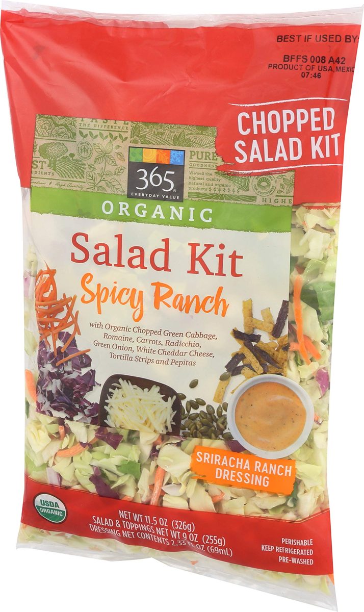 365 Everyday Value, Organic Salad Kit, Spicy Ranch, 11.5 oz