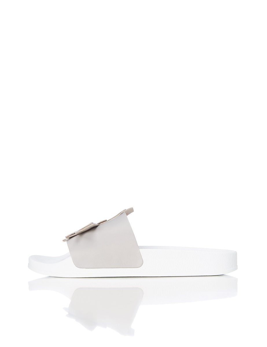 FIND Women's Sandals Fuzzbed Swan Slider Grey (Cloud) 3 UK (36 EU),10311A