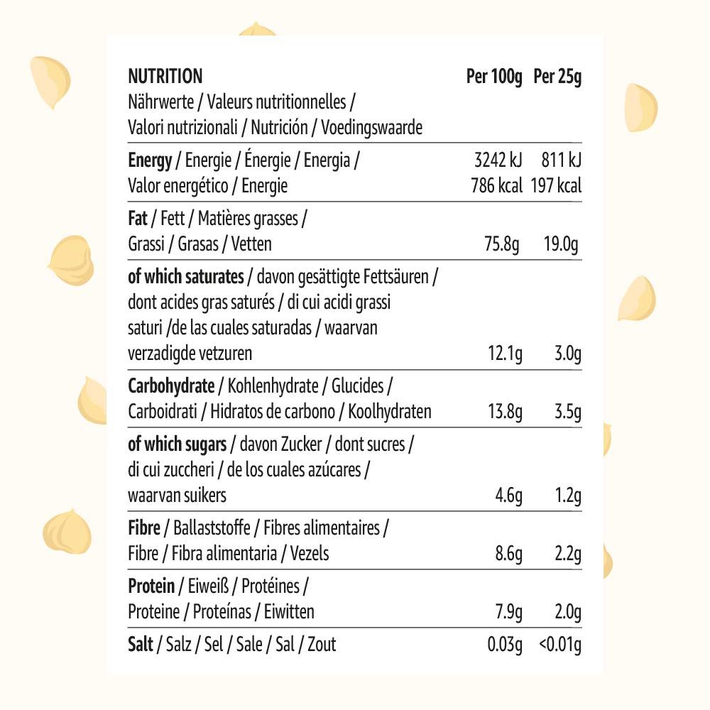 Amazon Brand - Happy Belly Whole Macadamia Nuts, 7 x 100g