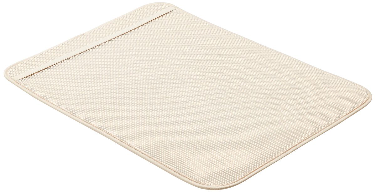 AmazonBasics Drying Rack - 18"x24" - Linen/Nickel, with 2 Mats