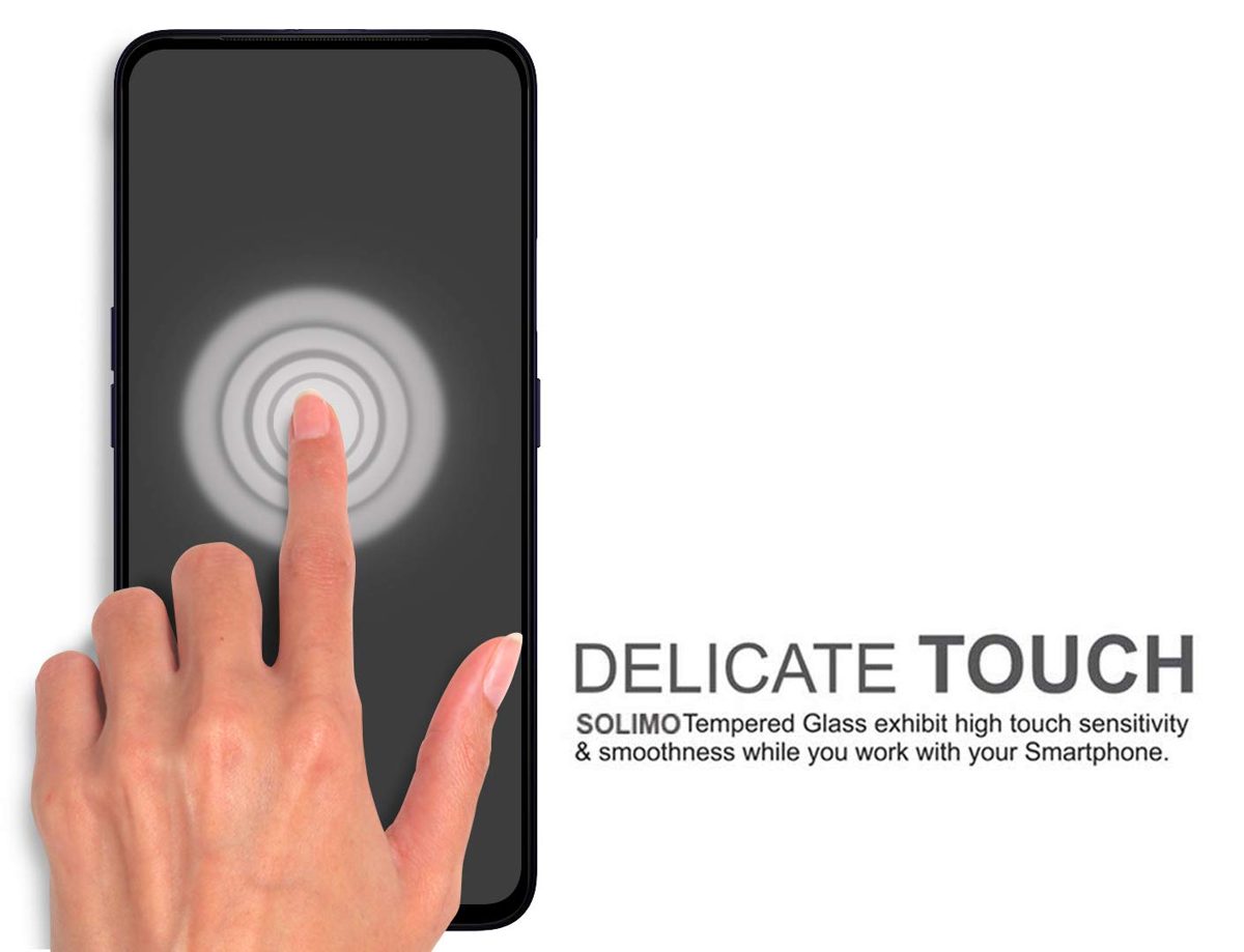 Amazon Brand - Solimo Full Body Tempered Glass for Oppo F11 Pro