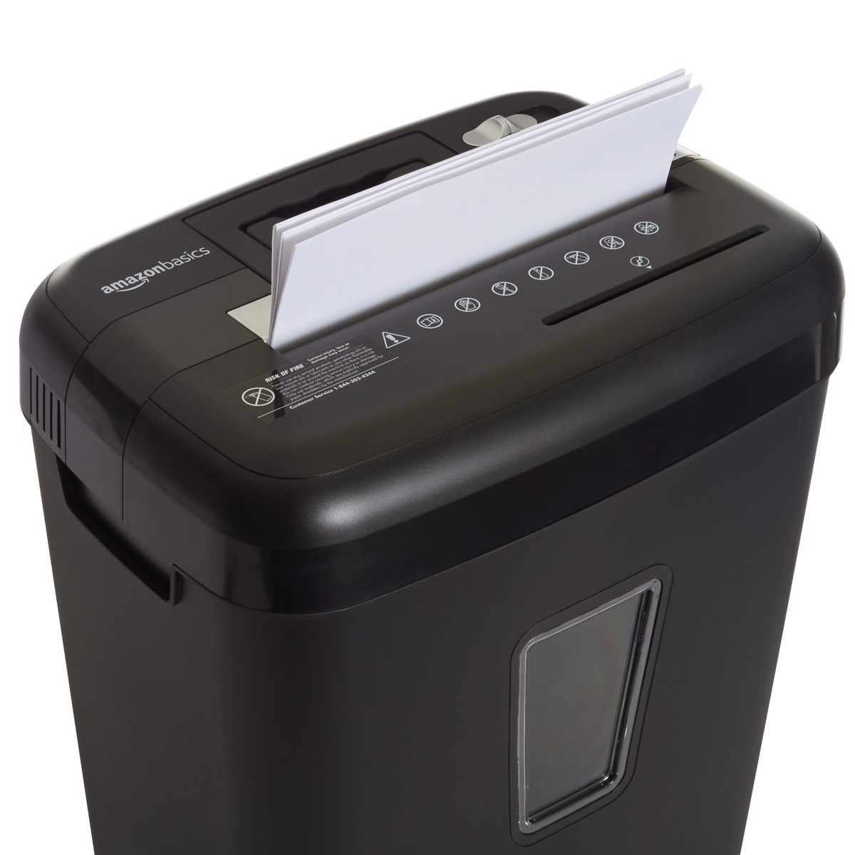 AmazonBasics 12-Sheet Cross-Cut Paper/ CD/ Credit Card Shredder