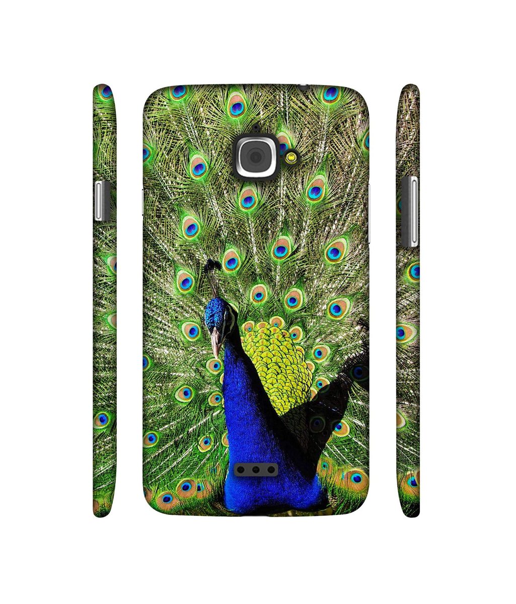 Amazon Brand - Solimo Designer Peacock 3D Printed Hard Back Case Mobile Cover for InFocus M350