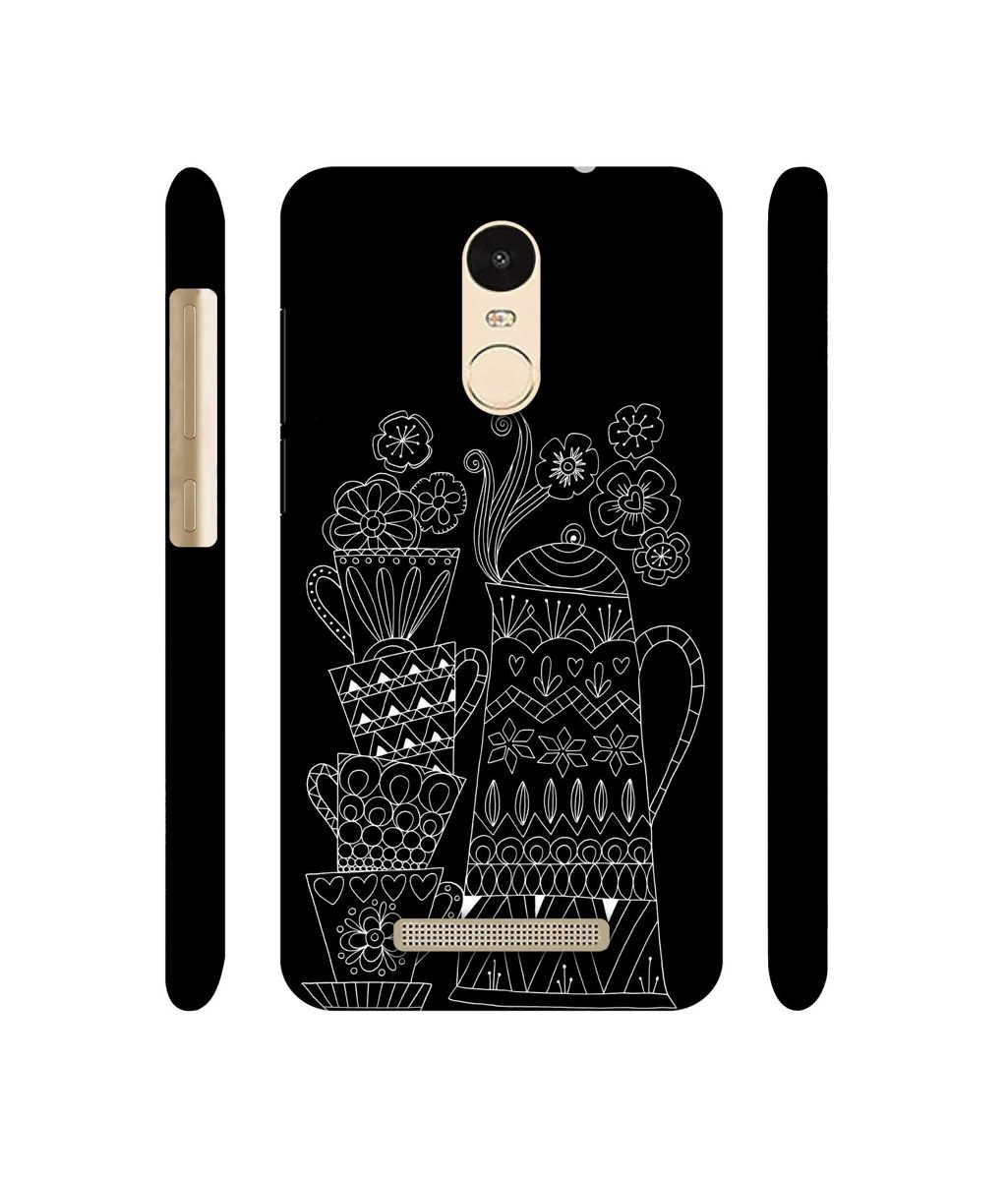 Amazon Brand - Solimo Designer Cups and Tea Pot 3D Printed Hard Back Case Mobile Cover for Xiaomi Redmi Note 3