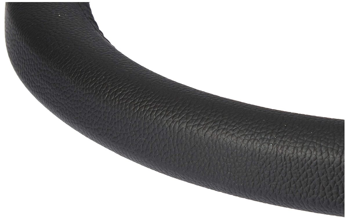 Amazon Brand - Solimo Steering Cover (Small), Black
