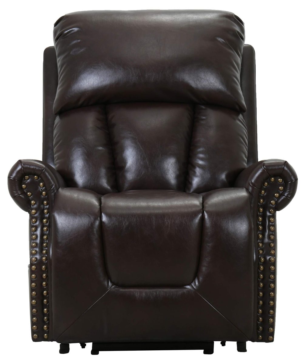 Amazon Brand – Ravenna Home Albert Power-Lift Assist Recliner Chair, 34.3"W, Dark Brown