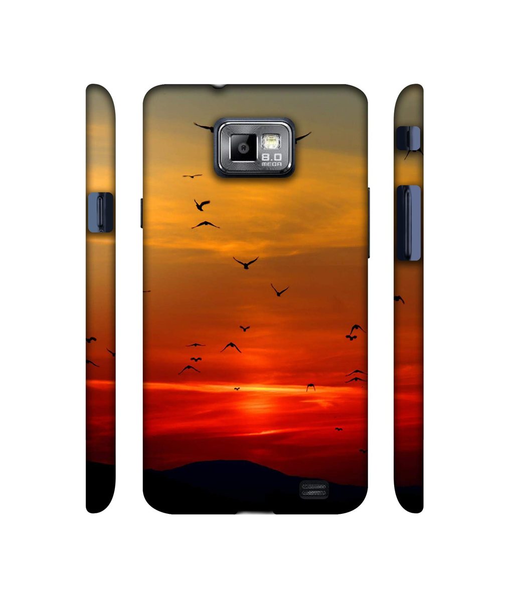 Amazon Brand - Solimo Designer Group Birds 3D Printed Hard Back Case Mobile Cover for Samsung Galaxy S2