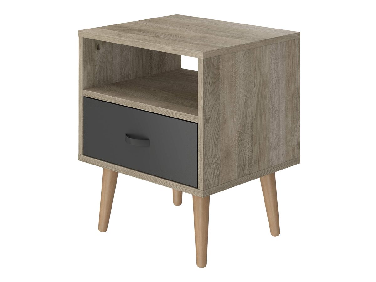 AmazonBasics Bedside Table, 45 x 38 x 53 cm, Brown