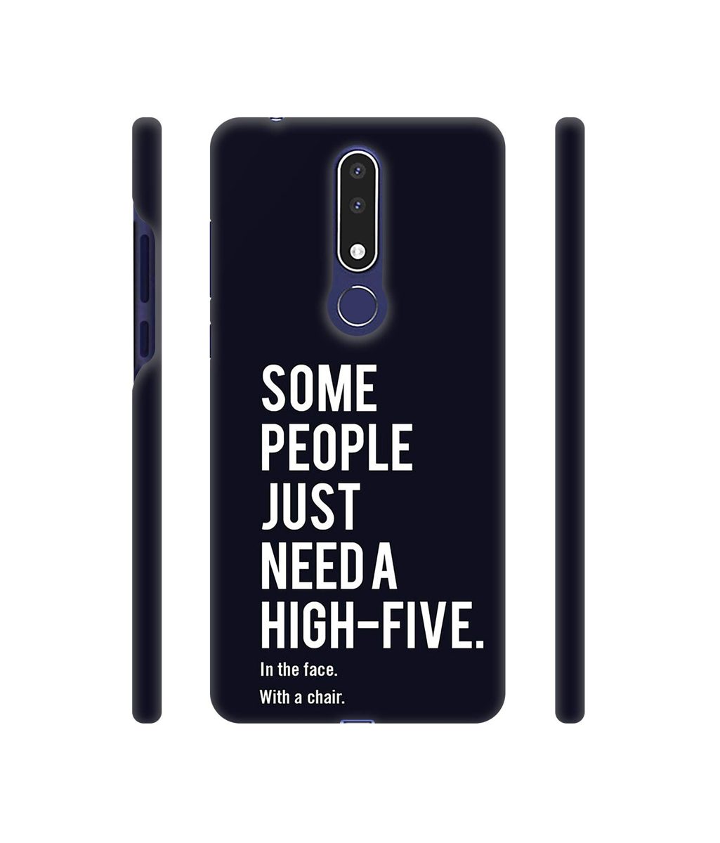 Amazon Brand - Solimo Designer High-Five 3D Printed Hard Back Case Mobile Cover for Nokia 3.1 Plus