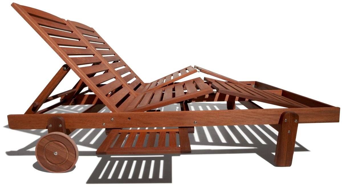 Strathwood Talbot Hardwood Double Sunlounger