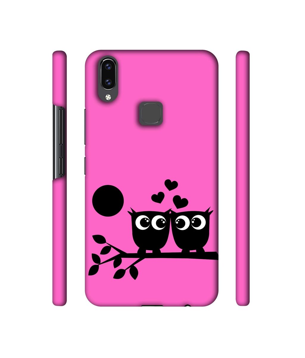 Amazon Brand - Solimo Designer Love Birds Vector 3D Printed Hard Back Case Mobile Cover for Vivo V9 / V9 Pro