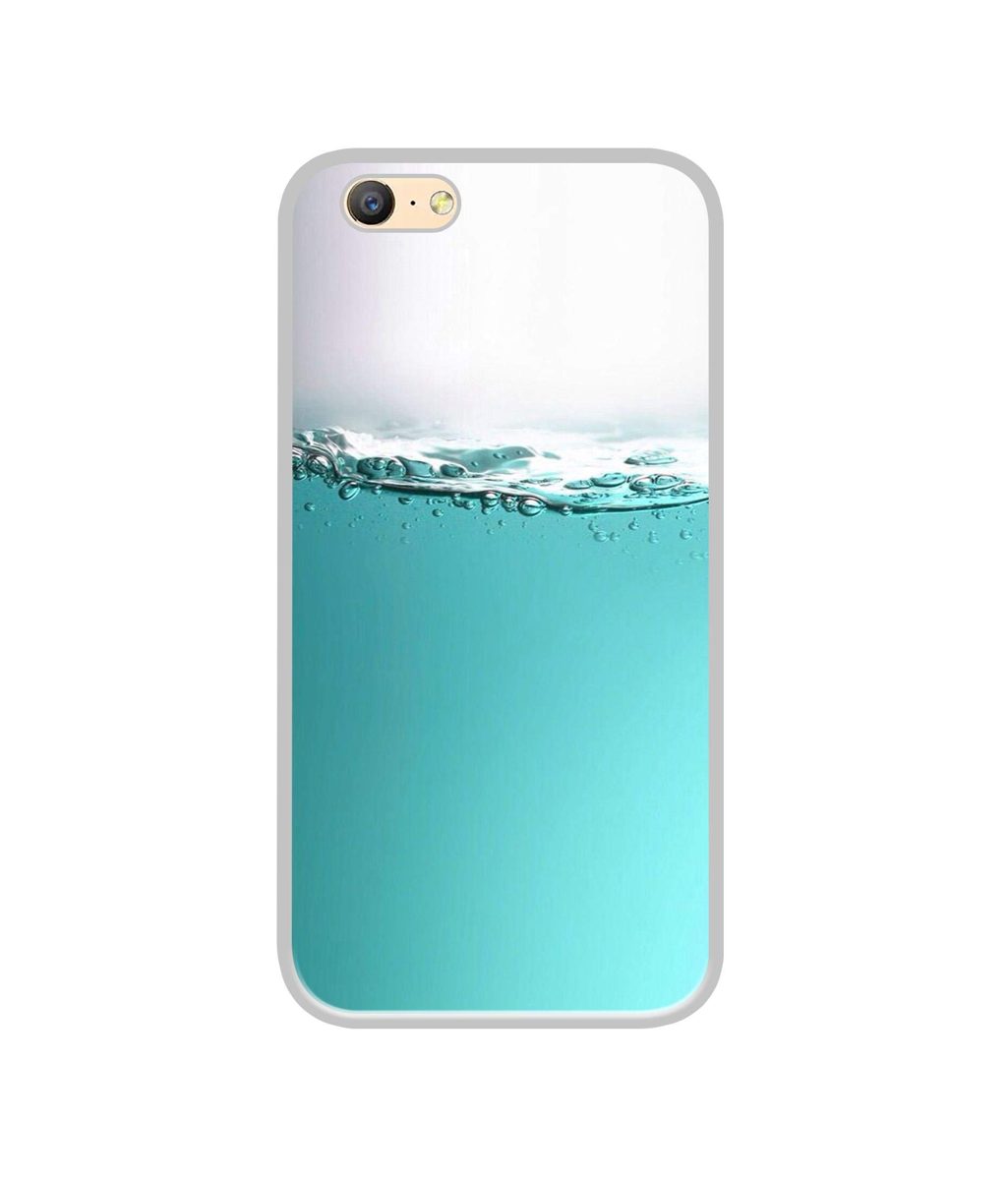 Amazon Brand - Solimo Designer Half Fill UV Printed Soft Back Case Mobile Cover for Oppo A57
