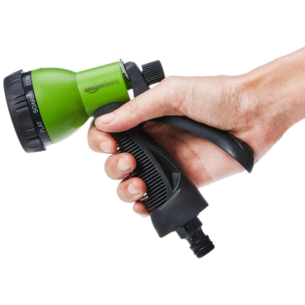 AmazonBasics Expandable Flexible Garden Hose, 15 m, with 9-Function Spray Gun