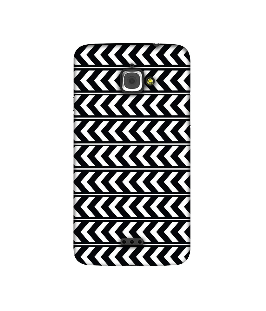 Amazon Brand - Solimo Designer Horizontal Arrow Texture 3D Printed Hard Back Case Mobile Cover for InFocus M350